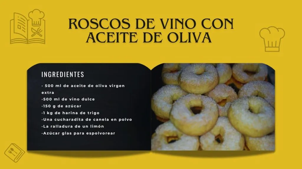 Roscos de vino con aceite de oliva