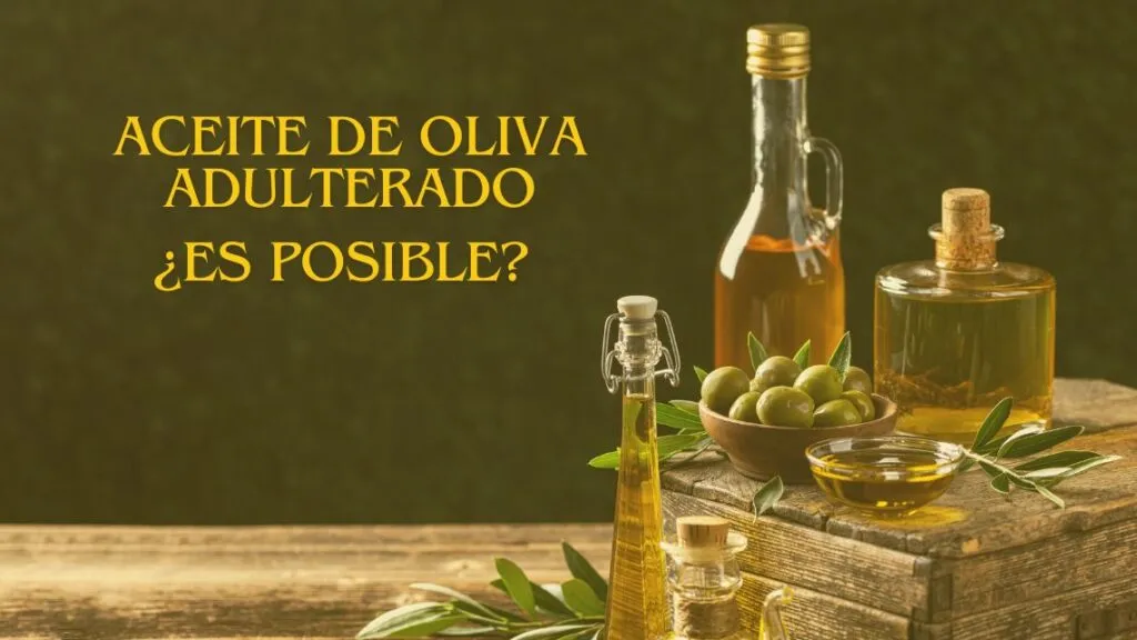 Aceite de oliva adulterado en España