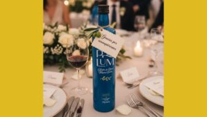 Aceite de oliva virgen extra para regalar en bodas con tarjeta personalizada